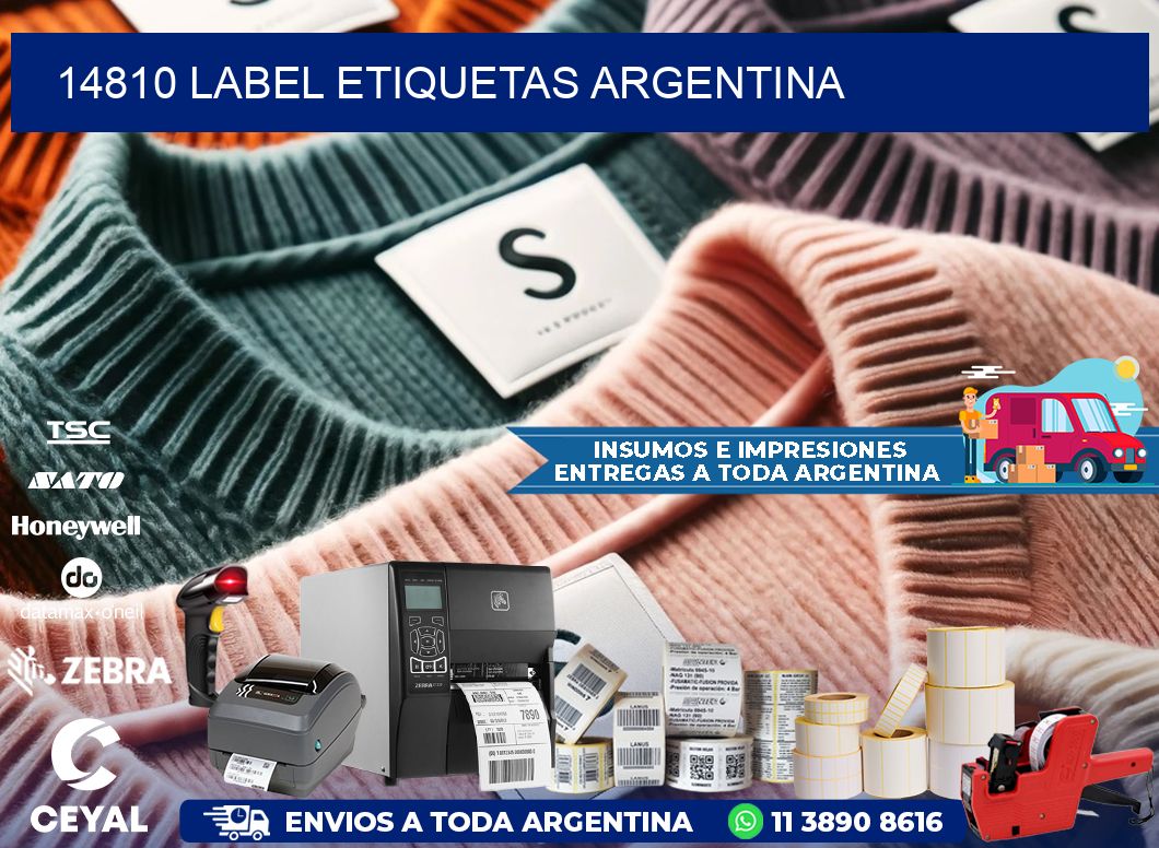 14810 LABEL ETIQUETAS ARGENTINA