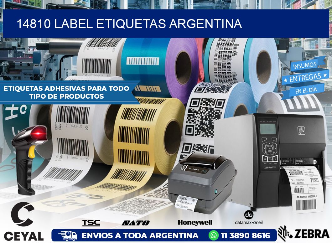 14810 LABEL ETIQUETAS ARGENTINA