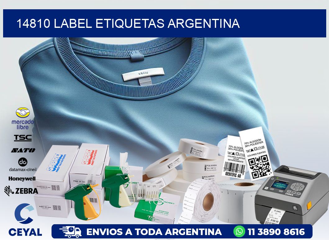 14810 LABEL ETIQUETAS ARGENTINA