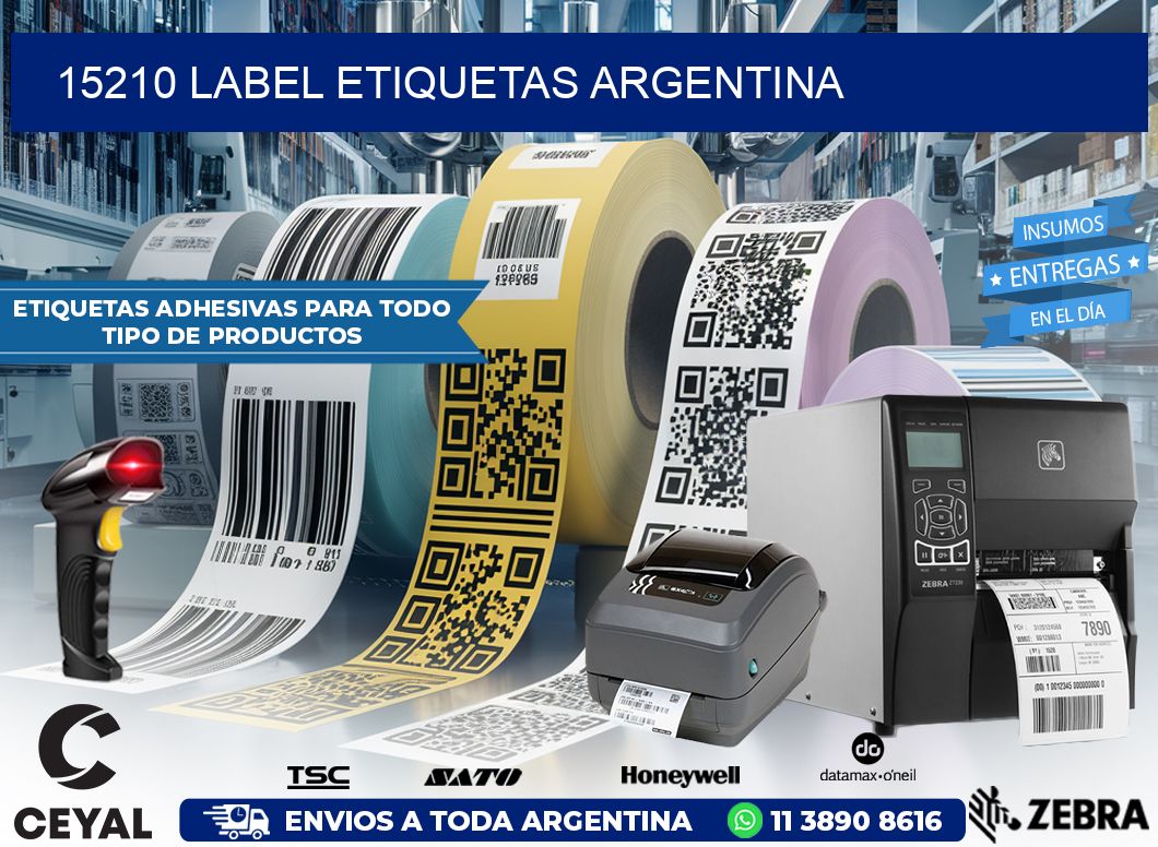 15210 LABEL ETIQUETAS ARGENTINA