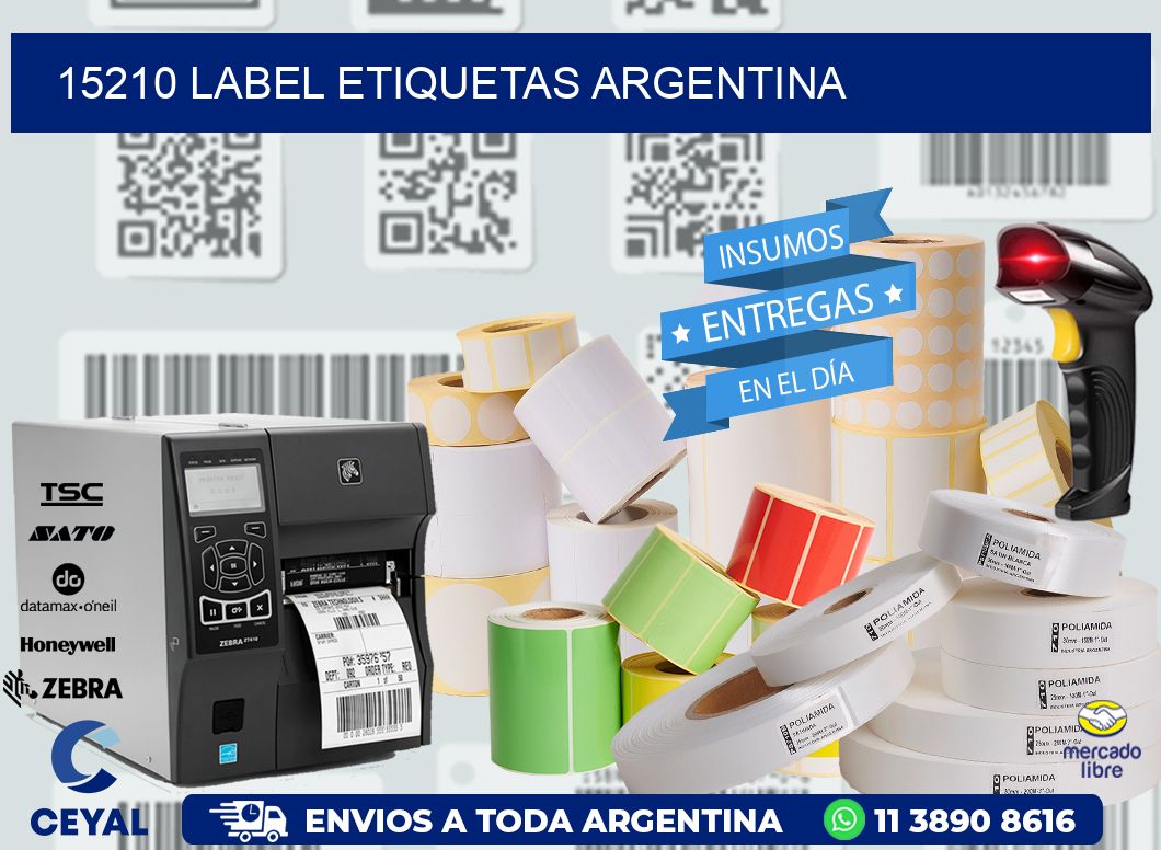 15210 LABEL ETIQUETAS ARGENTINA