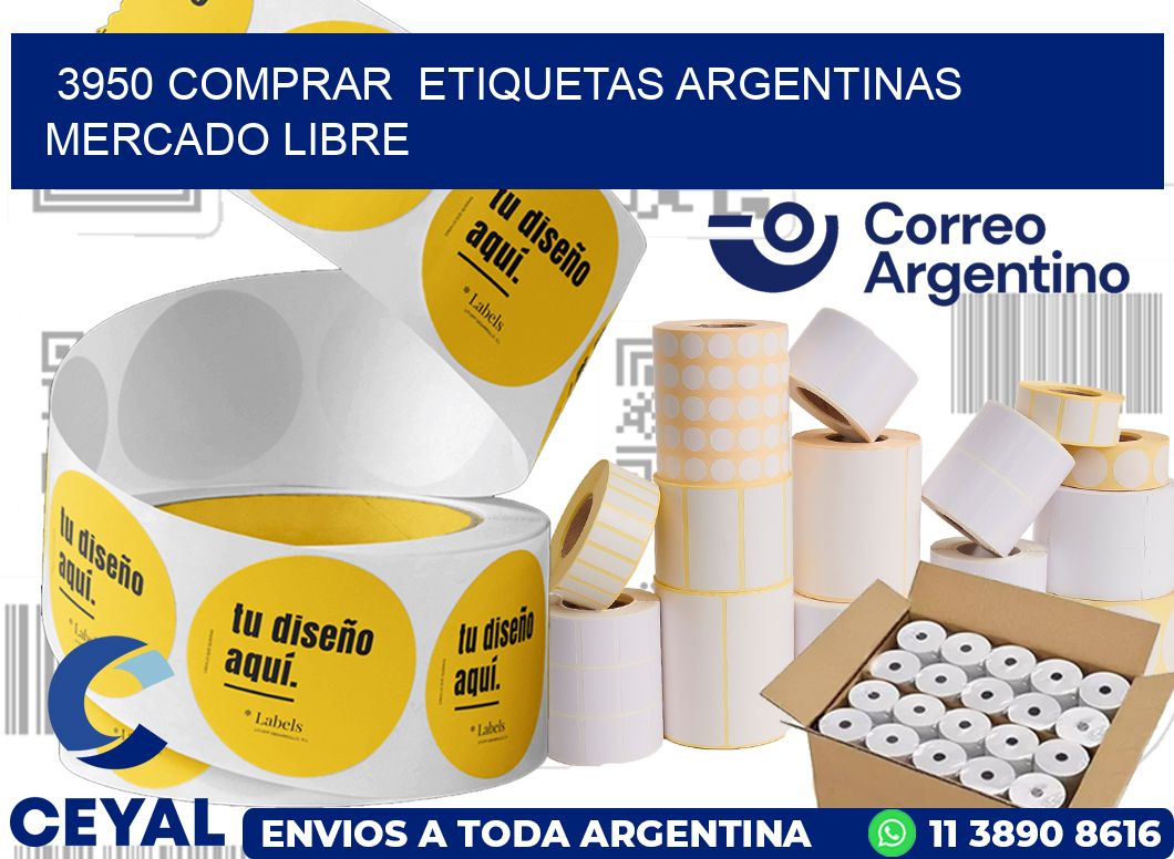 3950 COMPRAR  ETIQUETAS ARGENTINAS MERCADO LIBRE