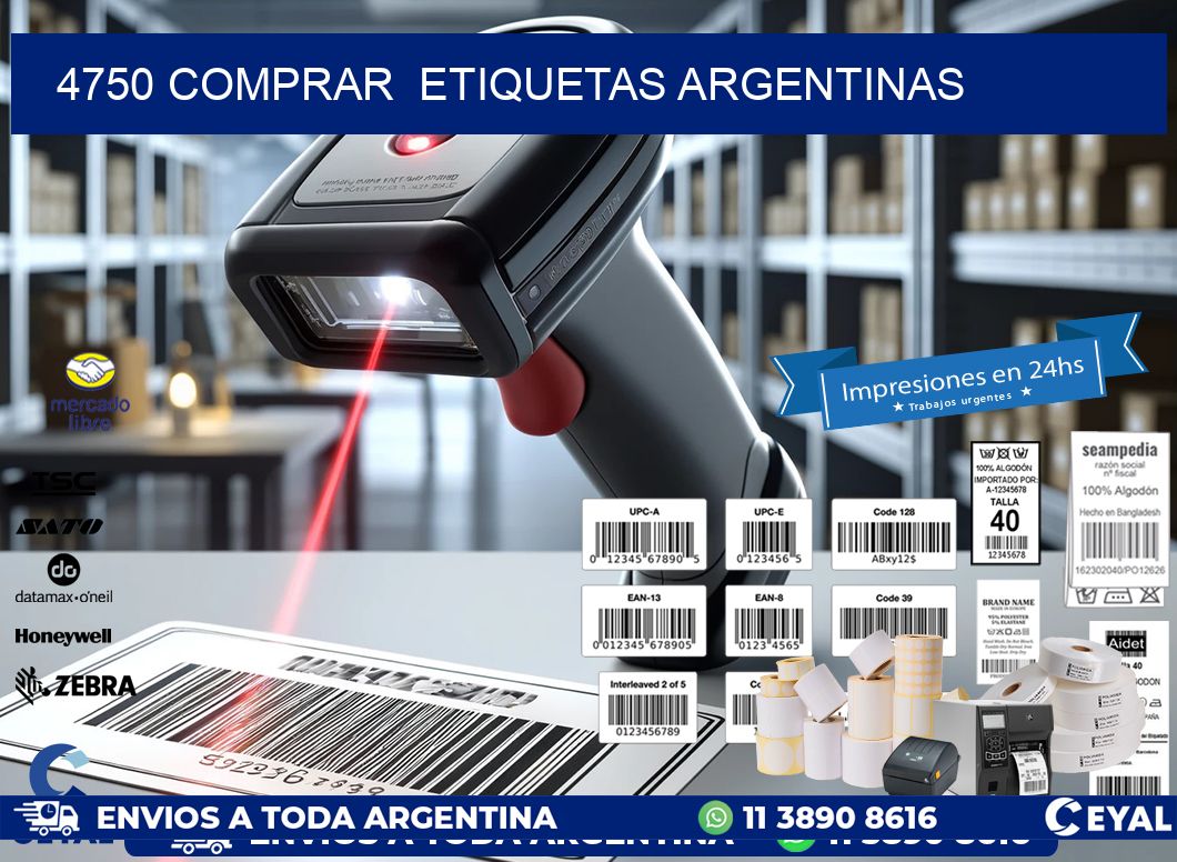 4750 COMPRAR  ETIQUETAS ARGENTINAS