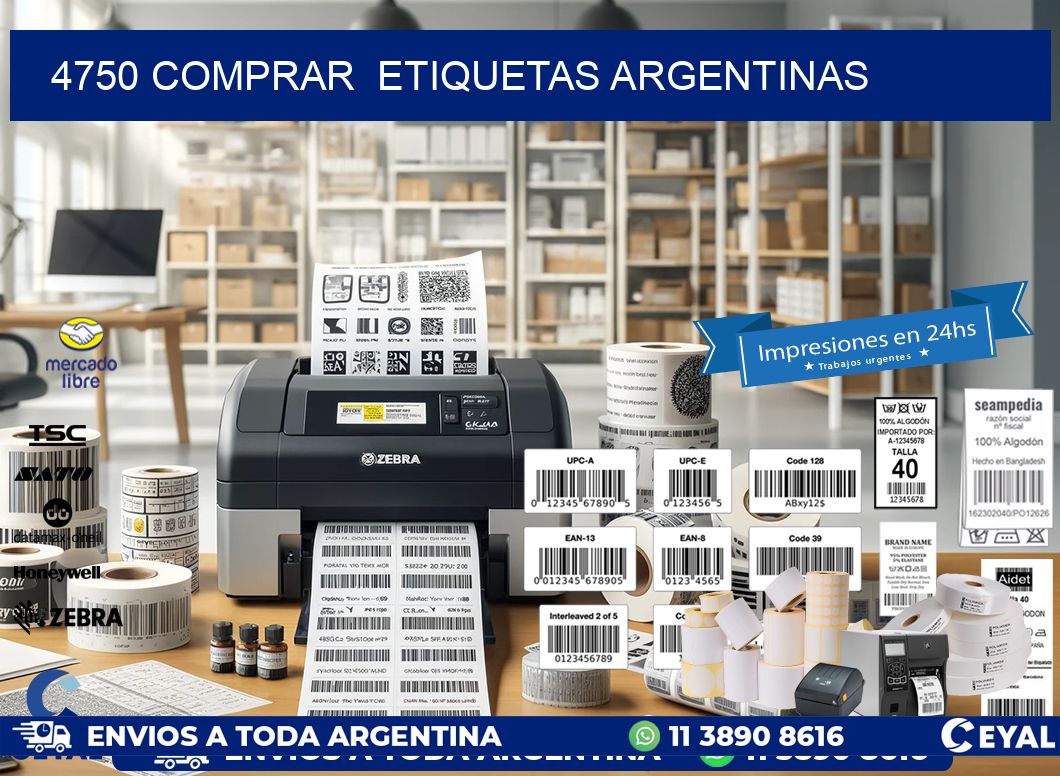 4750 COMPRAR  ETIQUETAS ARGENTINAS