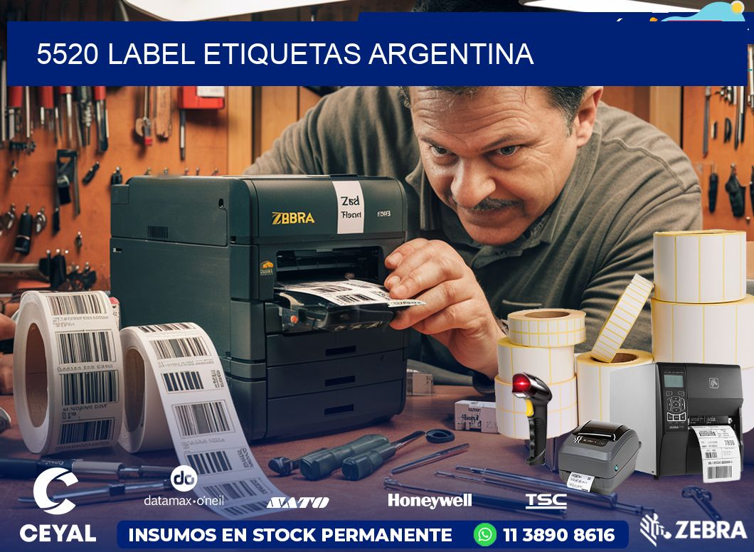 5520 LABEL ETIQUETAS ARGENTINA