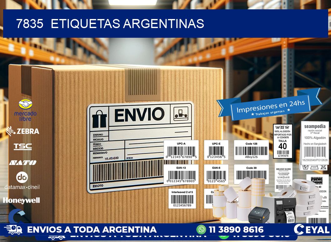 7835  ETIQUETAS ARGENTINAS