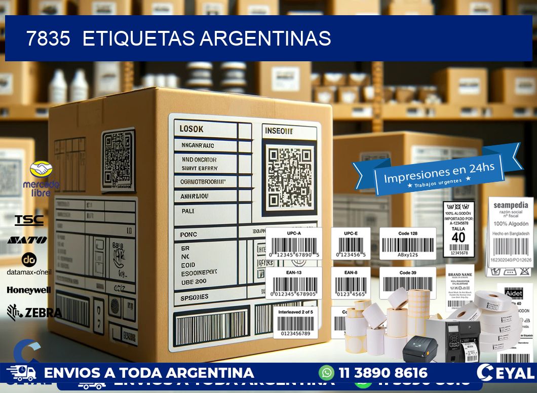 7835  ETIQUETAS ARGENTINAS