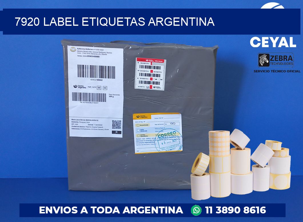 7920 LABEL ETIQUETAS ARGENTINA