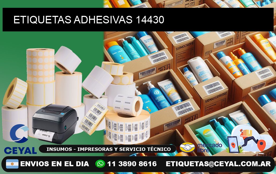 ETIQUETAS ADHESIVAS 14430