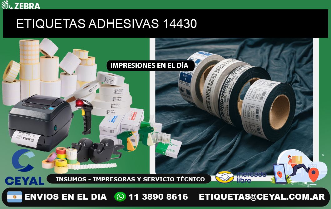 ETIQUETAS ADHESIVAS 14430