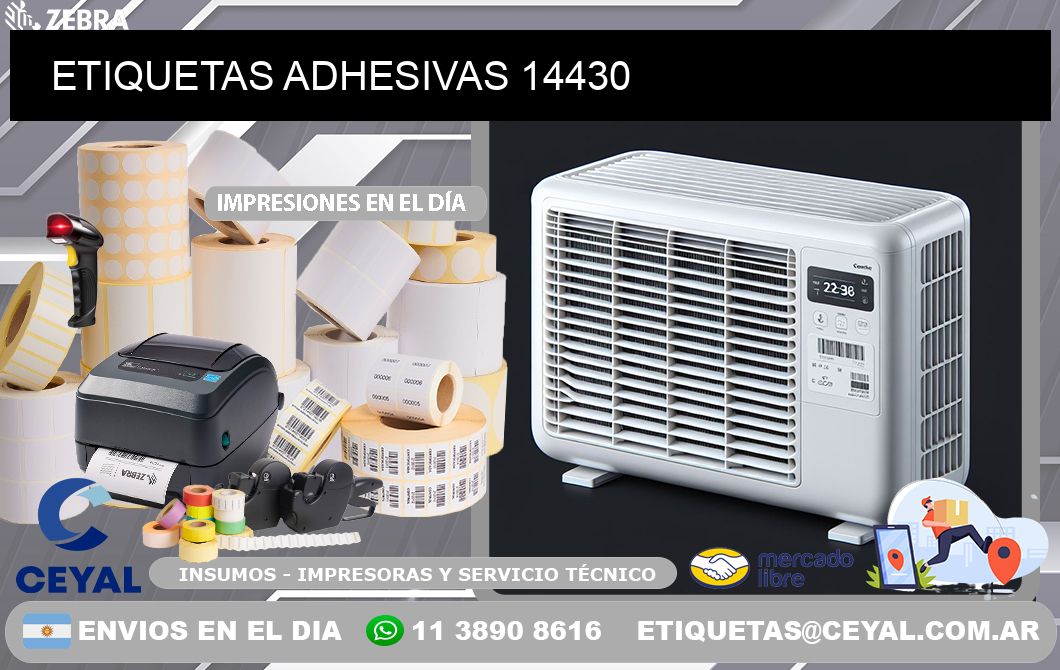 ETIQUETAS ADHESIVAS 14430