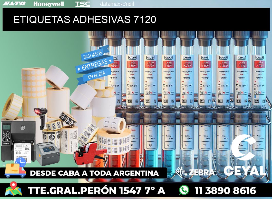 ETIQUETAS ADHESIVAS 7120