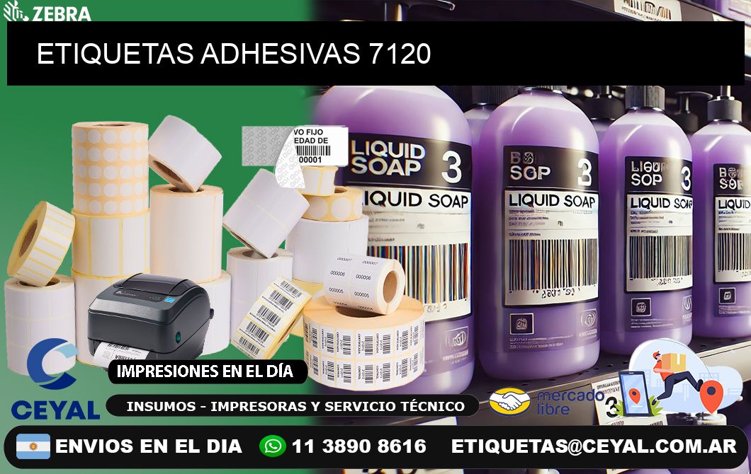 ETIQUETAS ADHESIVAS 7120