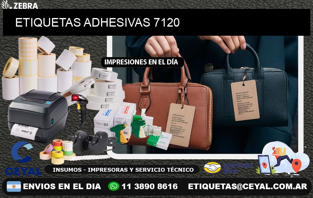 ETIQUETAS ADHESIVAS 7120