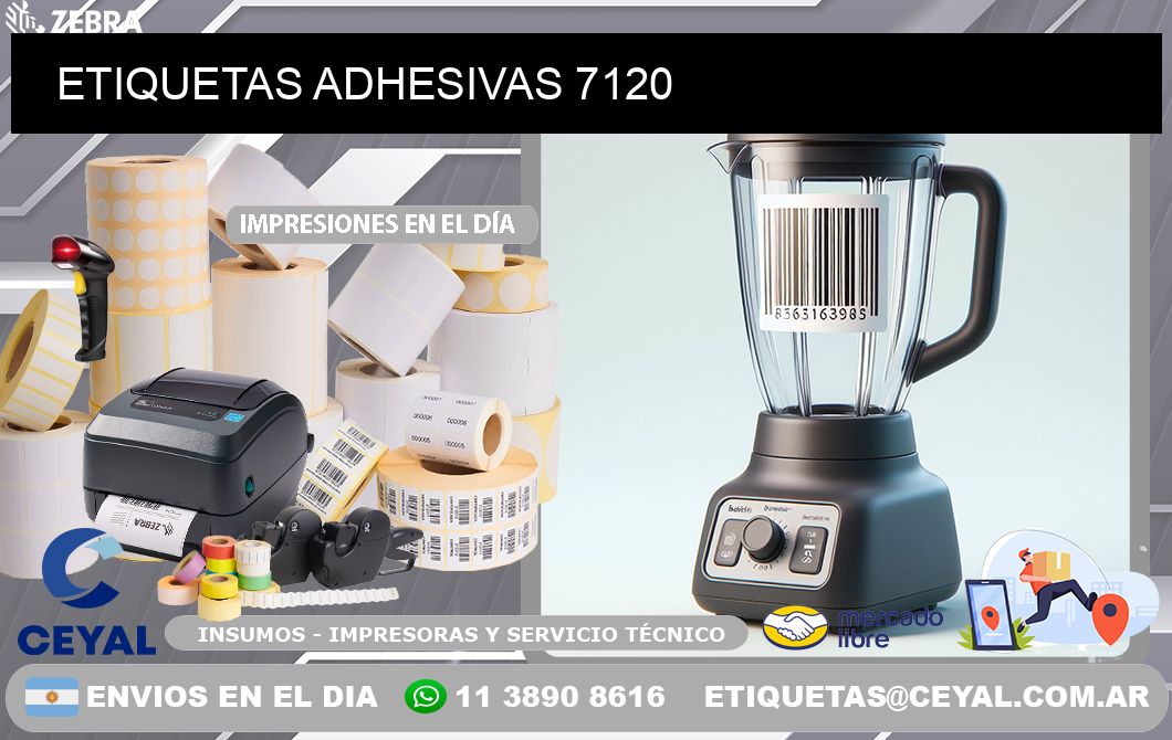 ETIQUETAS ADHESIVAS 7120