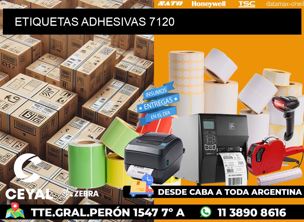 ETIQUETAS ADHESIVAS 7120