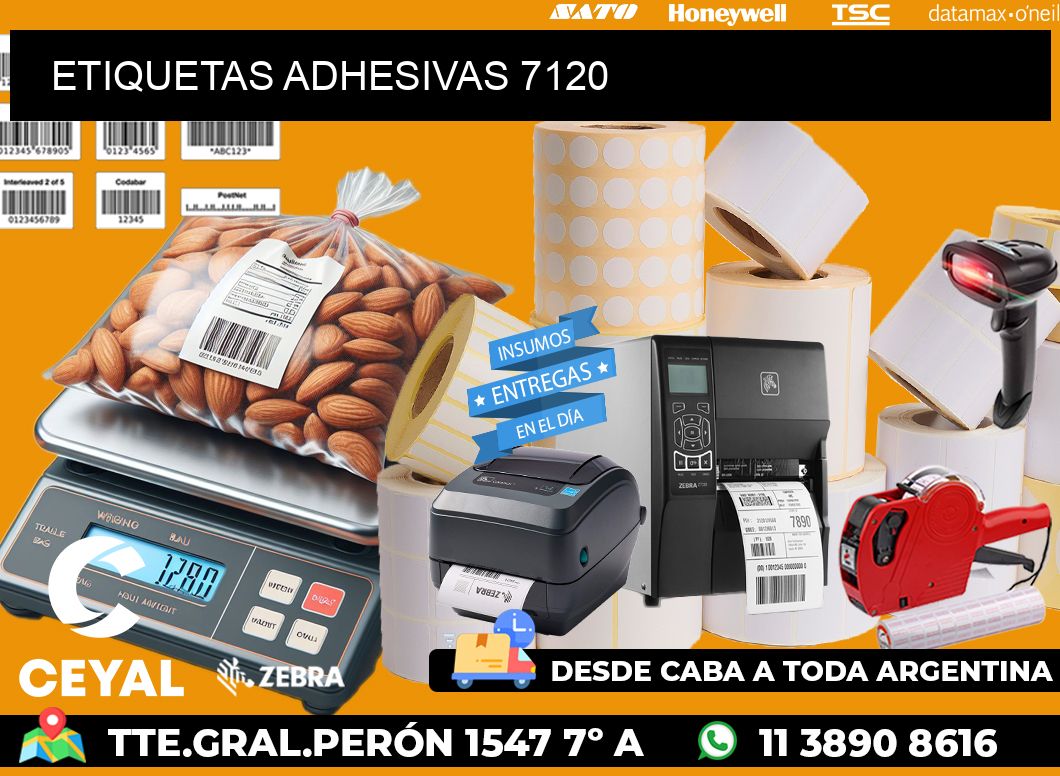 ETIQUETAS ADHESIVAS 7120