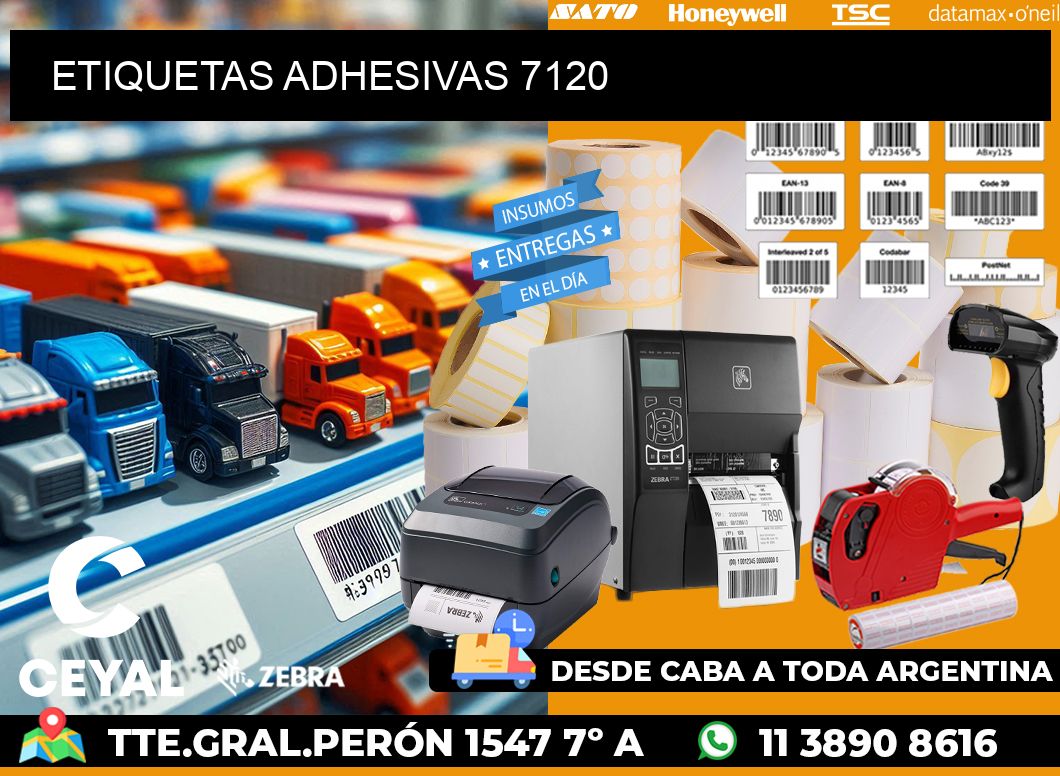 ETIQUETAS ADHESIVAS 7120