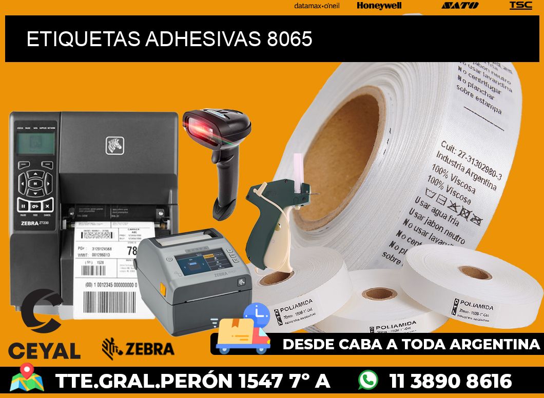 ETIQUETAS ADHESIVAS 8065