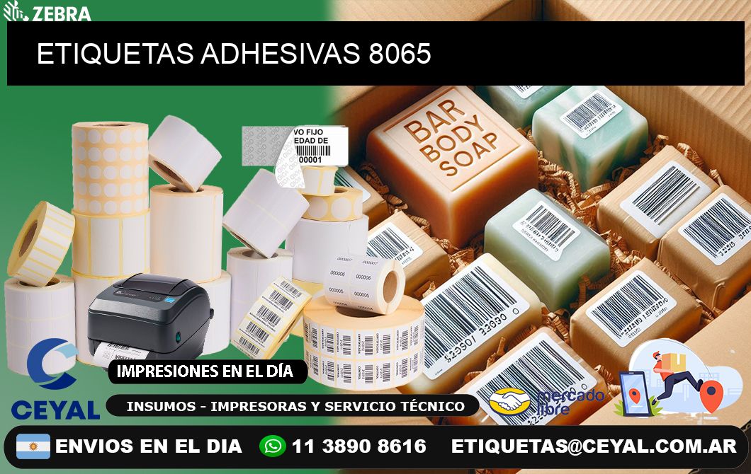 ETIQUETAS ADHESIVAS 8065