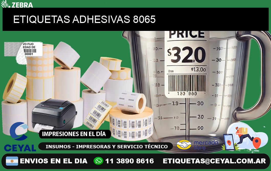 ETIQUETAS ADHESIVAS 8065