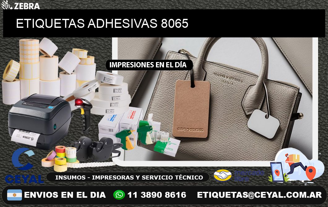 ETIQUETAS ADHESIVAS 8065