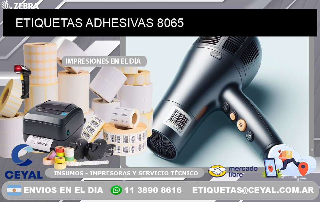 ETIQUETAS ADHESIVAS 8065