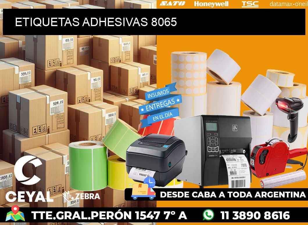 ETIQUETAS ADHESIVAS 8065