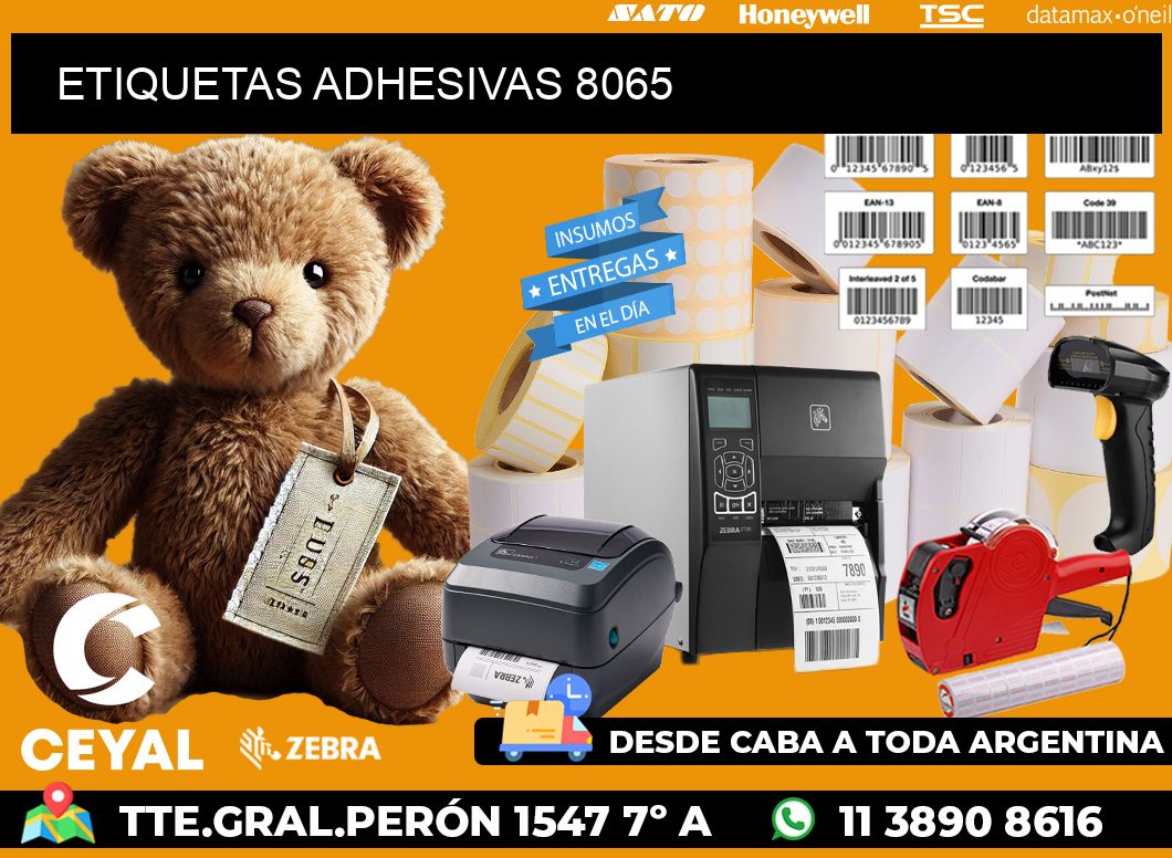 ETIQUETAS ADHESIVAS 8065