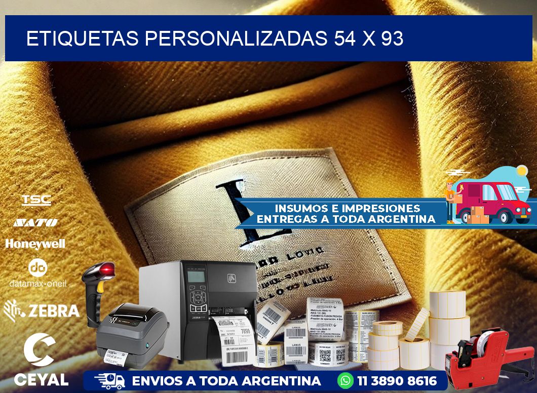 ETIQUETAS PERSONALIZADAS 54 x 93