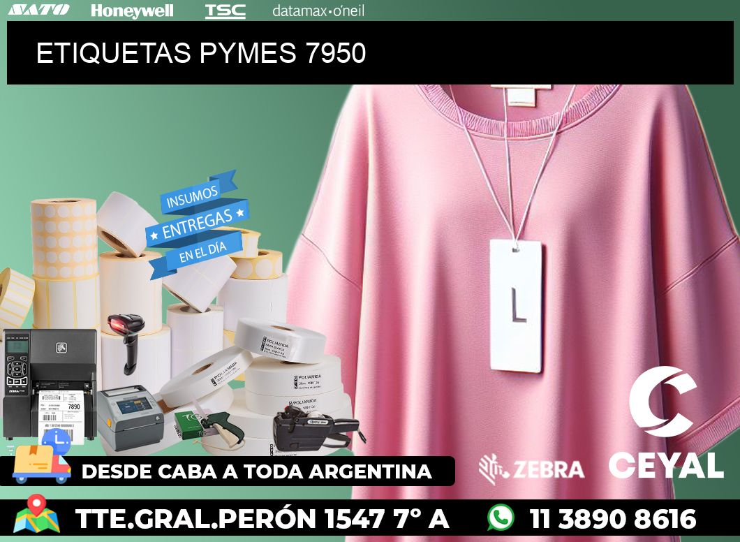 ETIQUETAS PYMES 7950