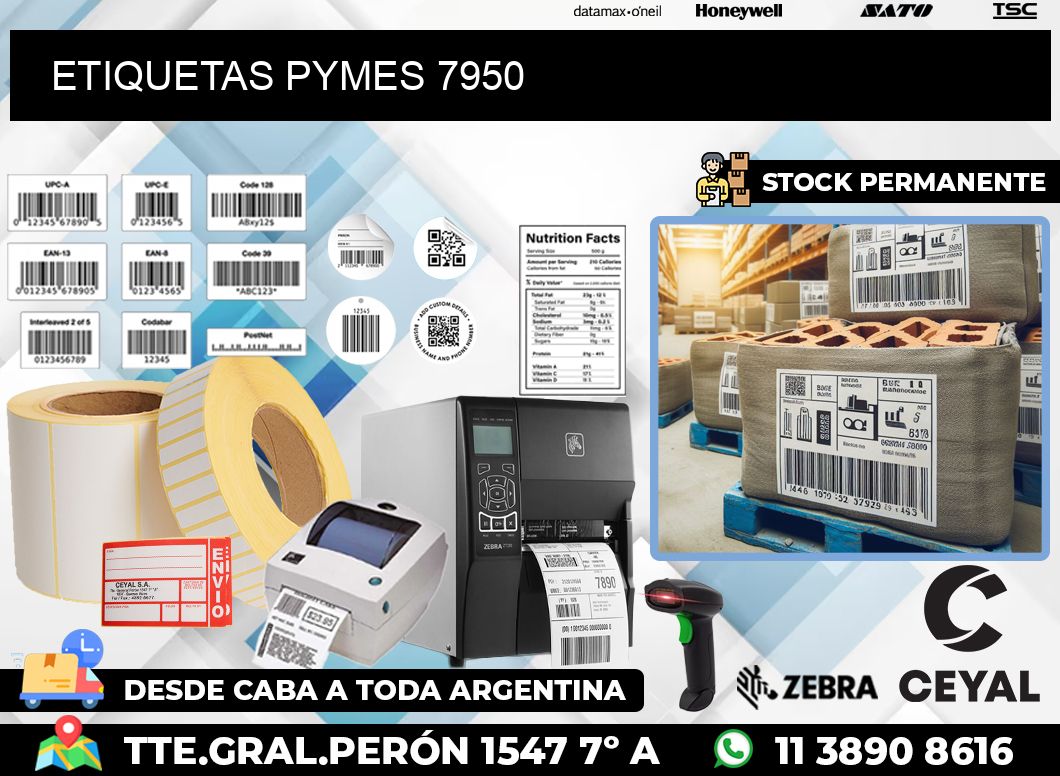 ETIQUETAS PYMES 7950