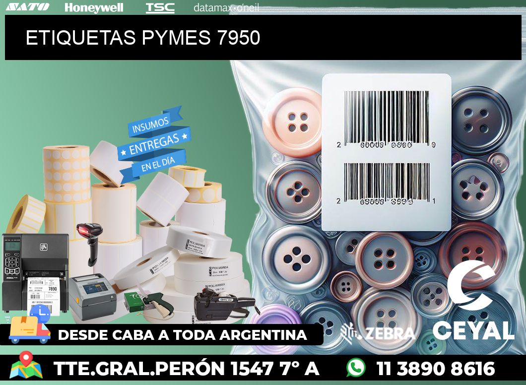 ETIQUETAS PYMES 7950