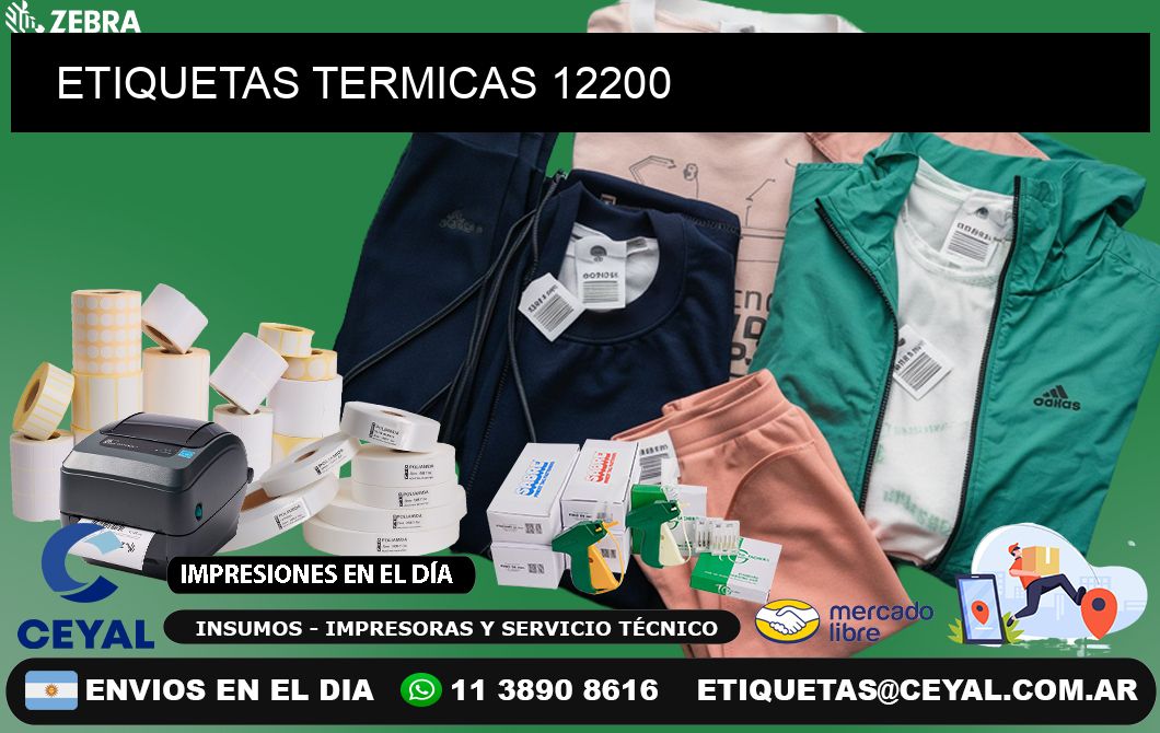 ETIQUETAS TERMICAS 12200