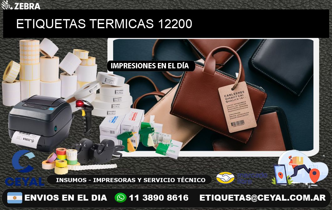 ETIQUETAS TERMICAS 12200