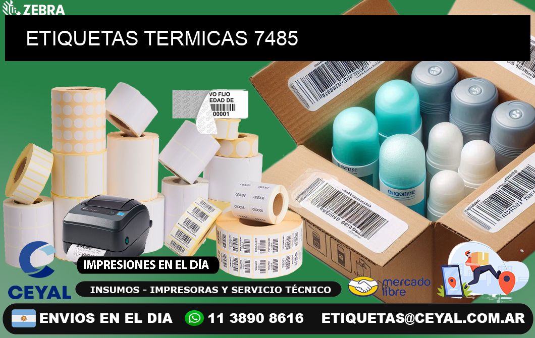 ETIQUETAS TERMICAS 7485