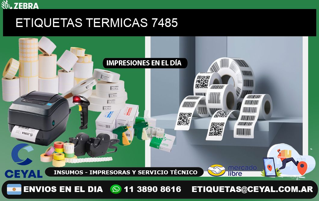 ETIQUETAS TERMICAS 7485