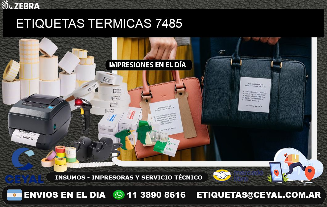 ETIQUETAS TERMICAS 7485