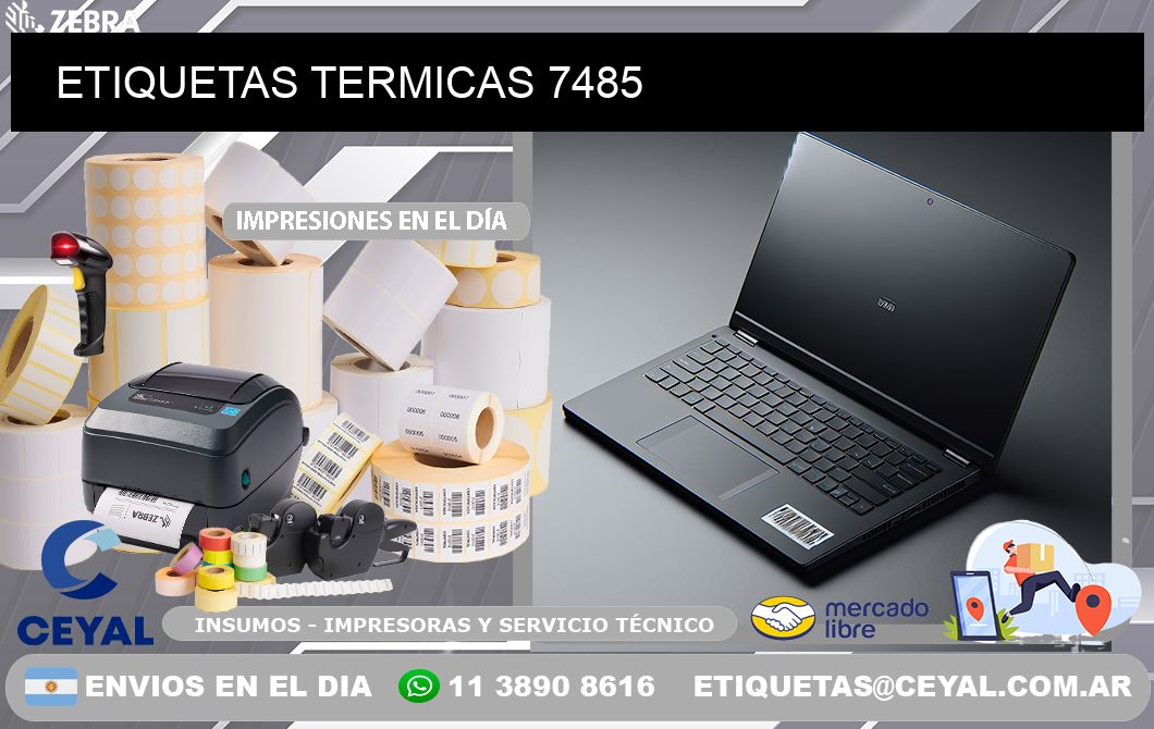 ETIQUETAS TERMICAS 7485