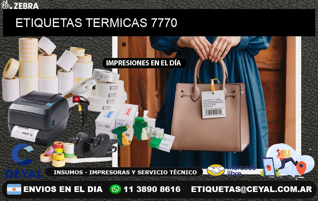 ETIQUETAS TERMICAS 7770