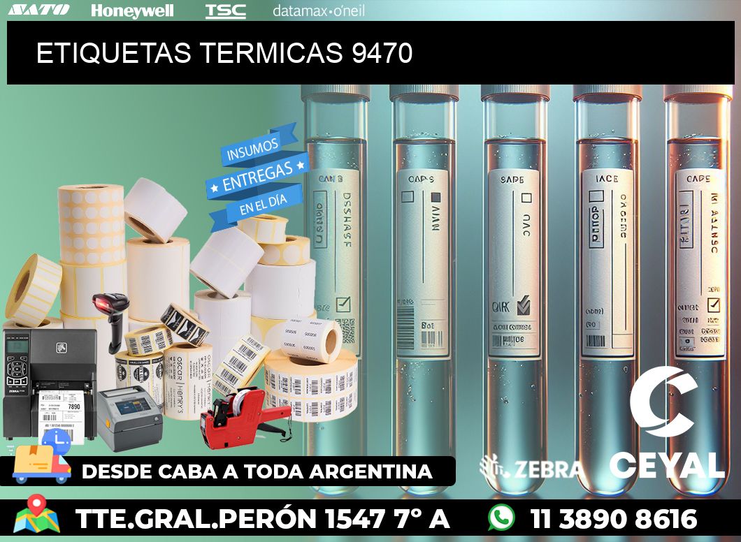 ETIQUETAS TERMICAS 9470