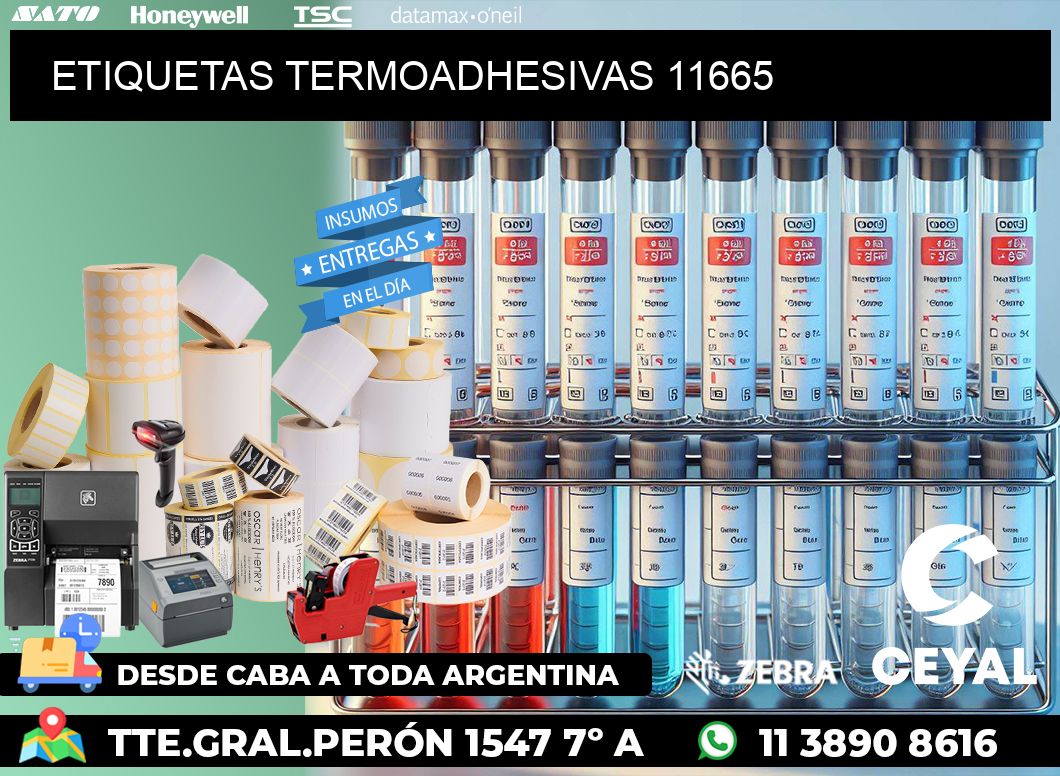 ETIQUETAS TERMOADHESIVAS 11665