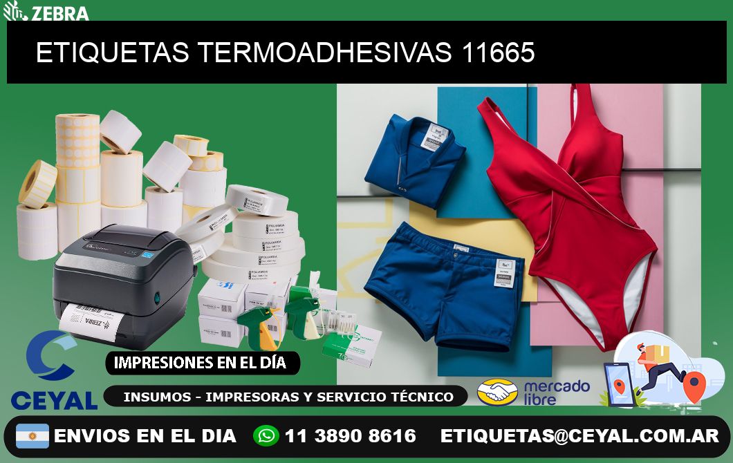 ETIQUETAS TERMOADHESIVAS 11665