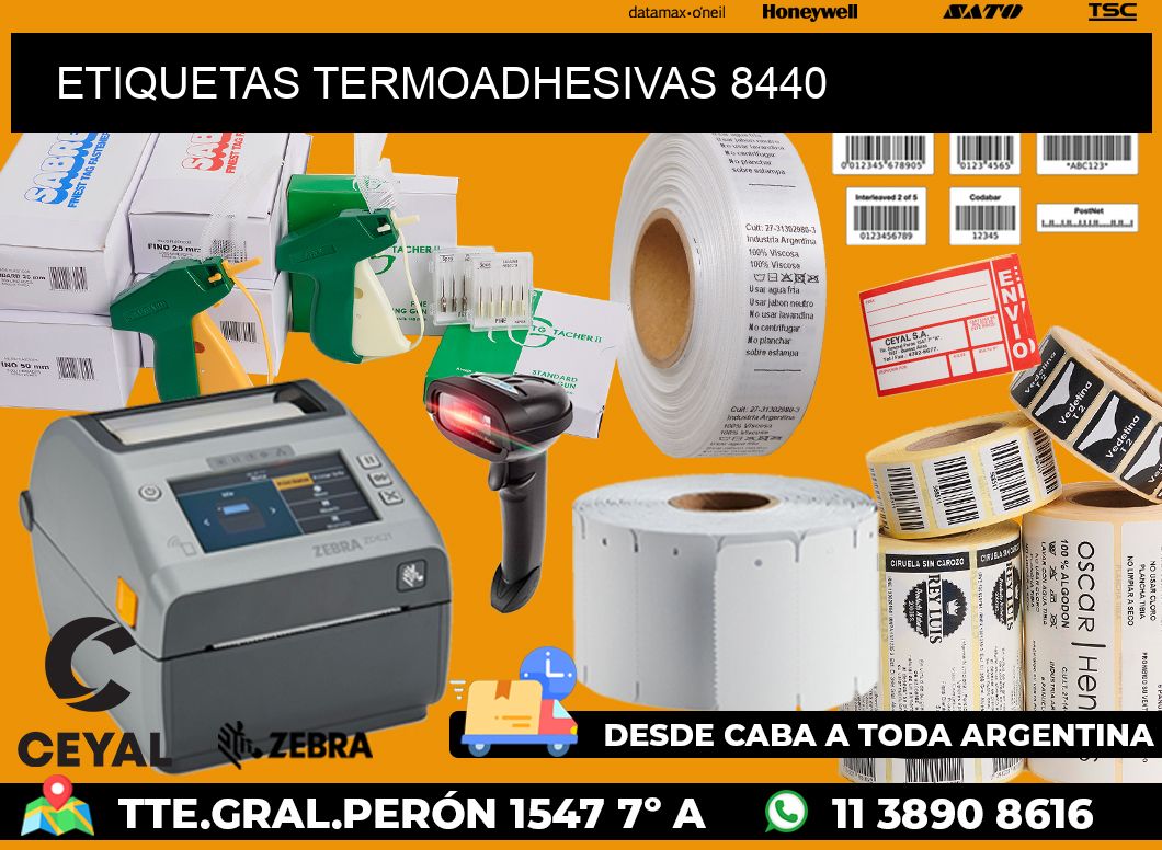 ETIQUETAS TERMOADHESIVAS 8440