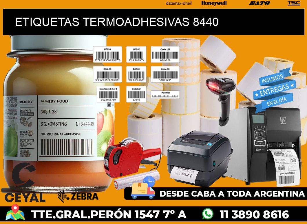 ETIQUETAS TERMOADHESIVAS 8440