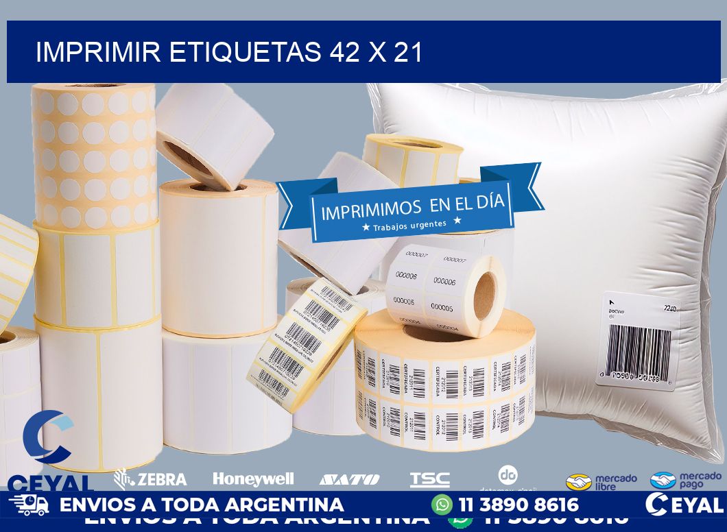 IMPRIMIR ETIQUETAS 42 x 21