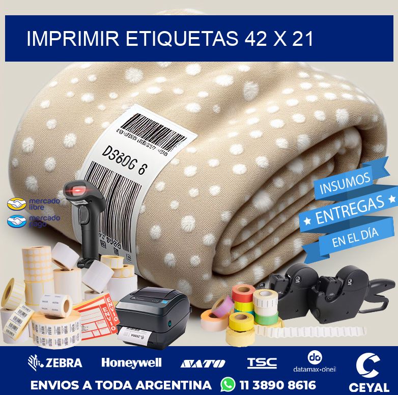 IMPRIMIR ETIQUETAS 42 x 21