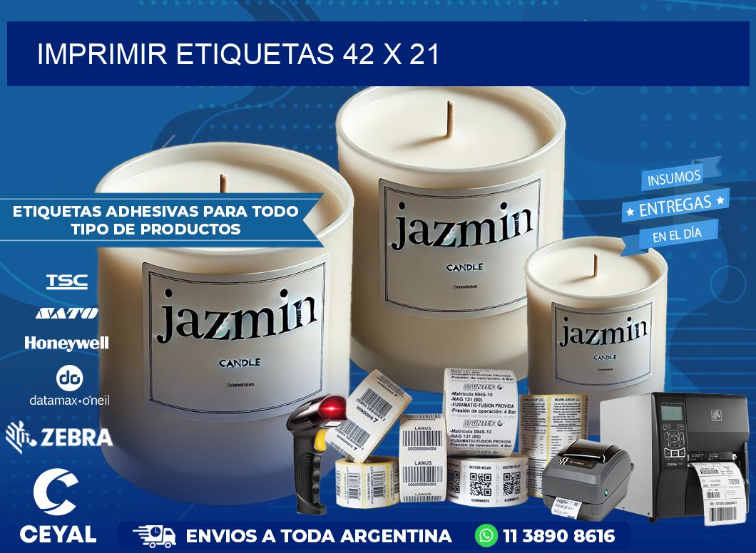 IMPRIMIR ETIQUETAS 42 x 21