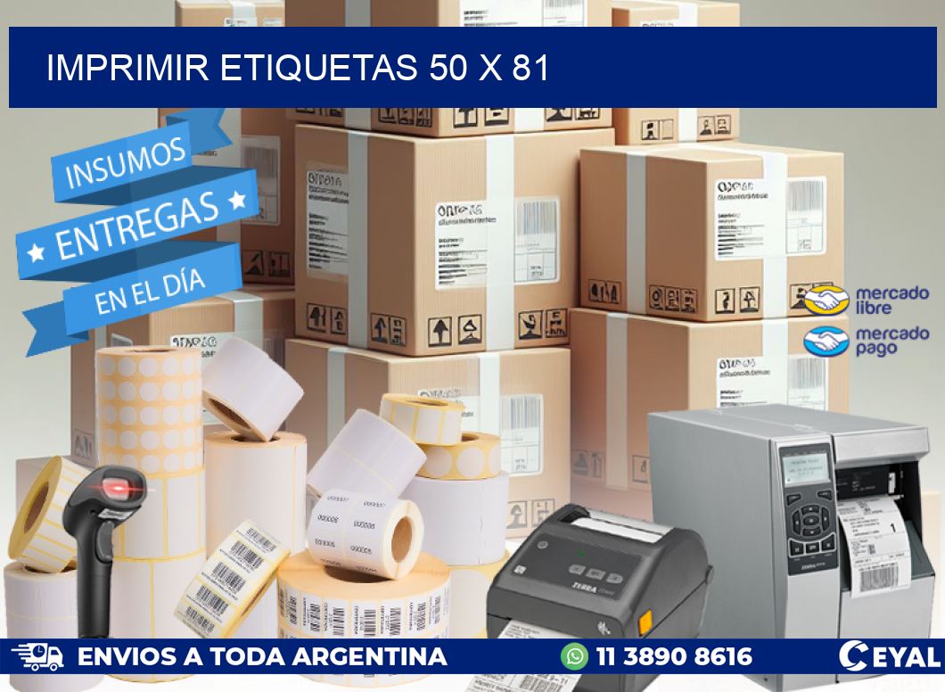 IMPRIMIR ETIQUETAS 50 x 81