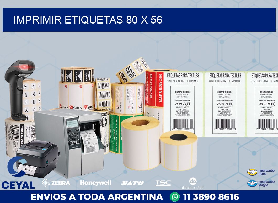 IMPRIMIR ETIQUETAS 80 x 56